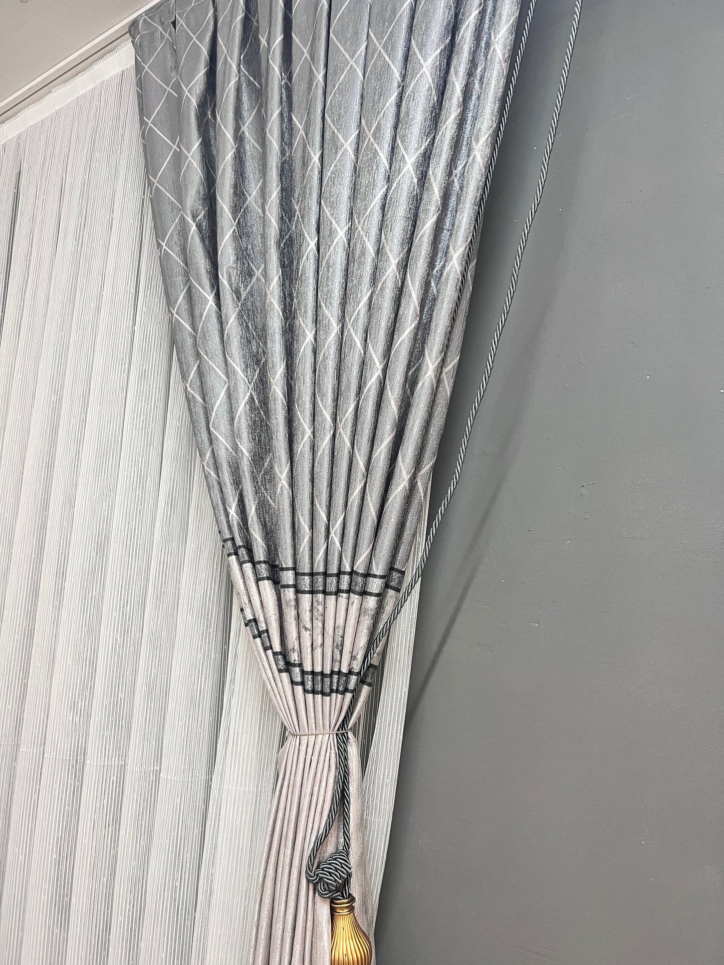 Vorhang Deko - Silver model