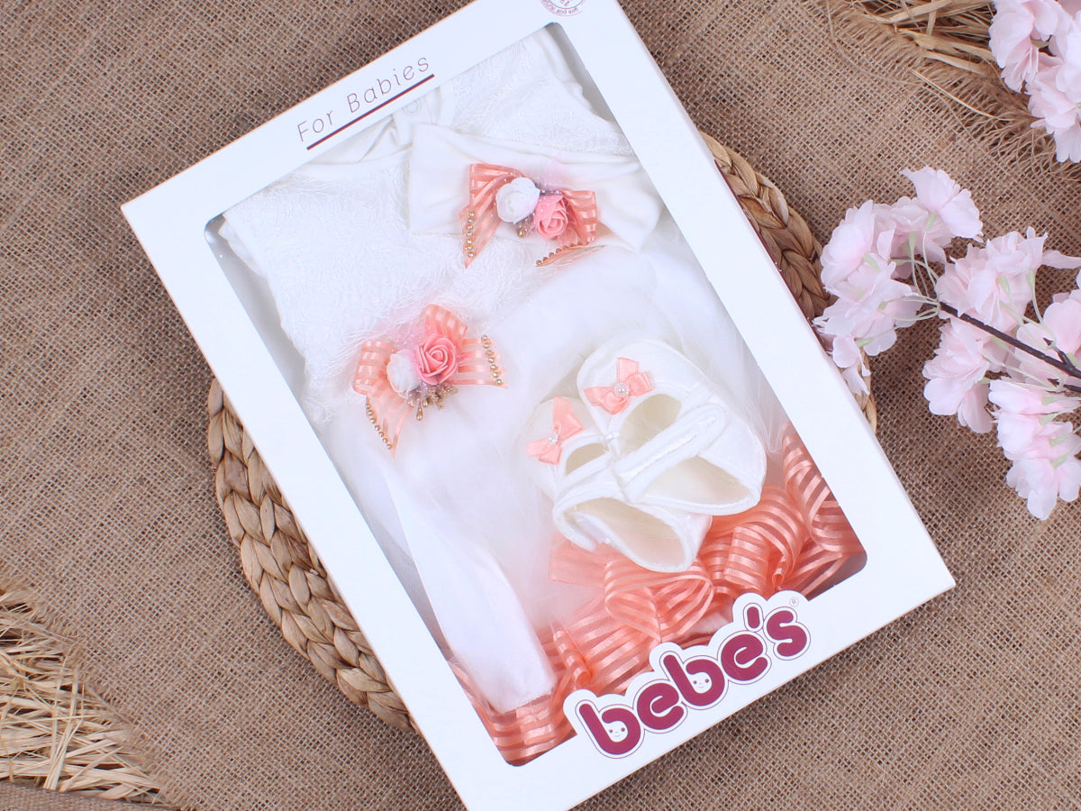 Yeni doğan bebek seti (4 parça) - Bebes Kız